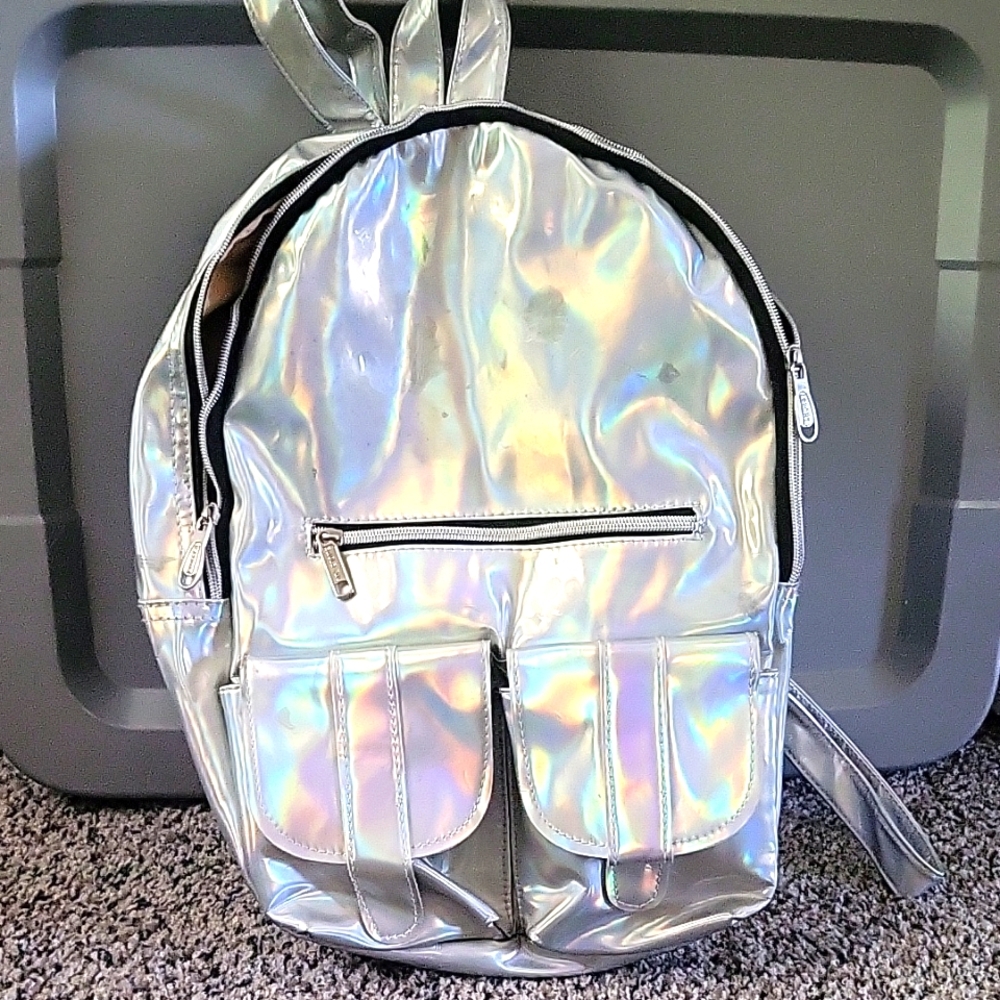 Silver Chrome Backpack